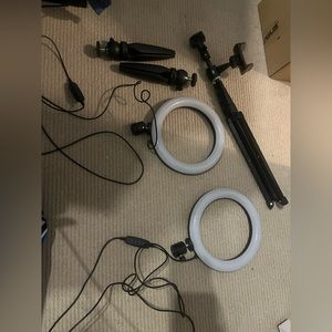 Ring Light, Tripods and Spare Parts
